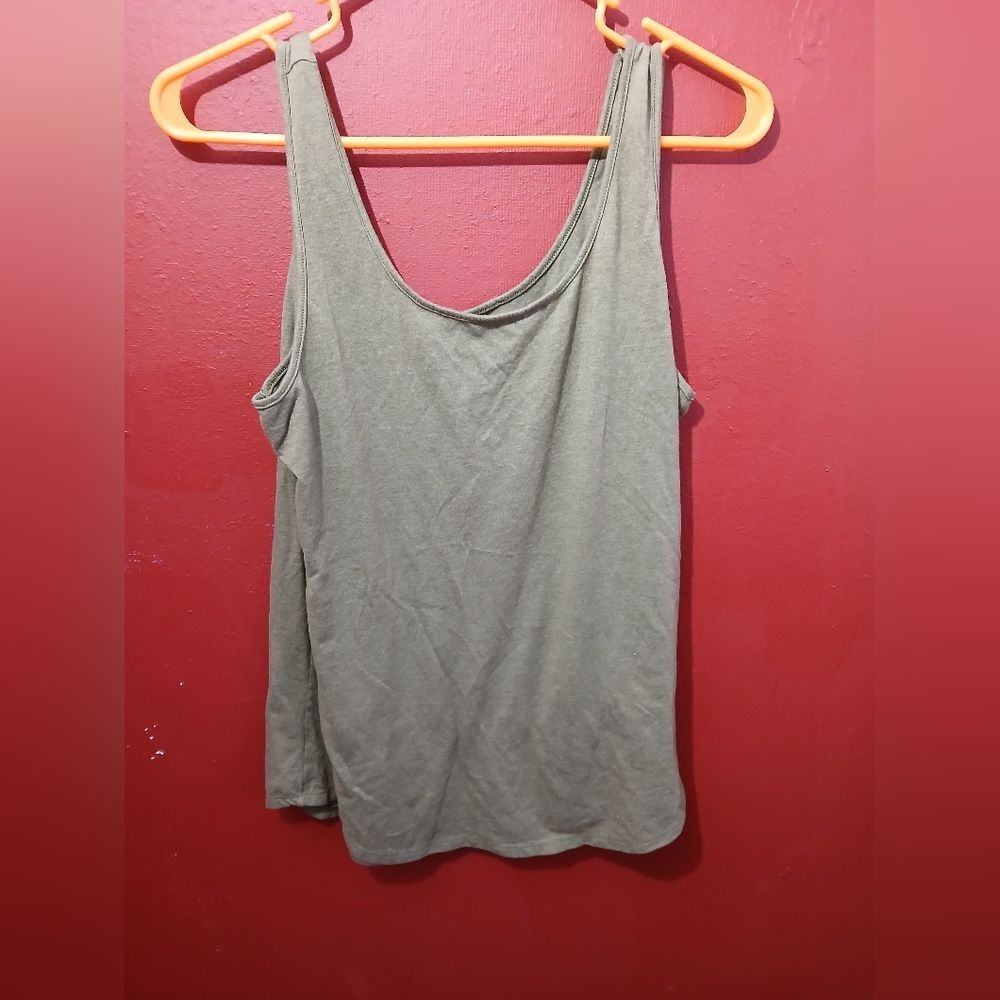 District Olive Tank Top